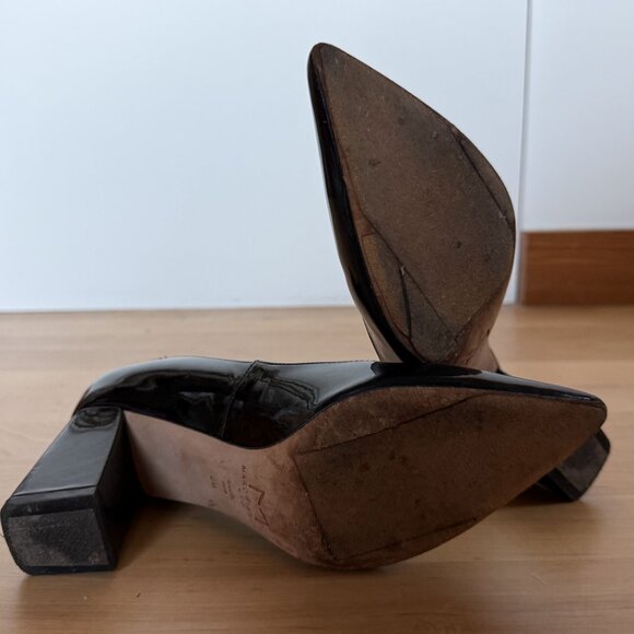 Marc Fisher ZALA BLOCK HEEL POINTY TOE PUMP - Picture 3 of 11